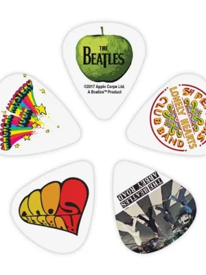 D'Addario Beatles Guitar Picks, Albums 10 pack, Thin Super Cena