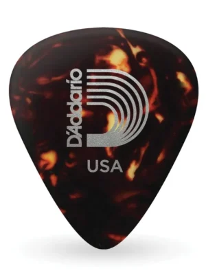 D'Addario Shell-Color Celluloid Guitar Picks, 25 pack, Medium Novinka