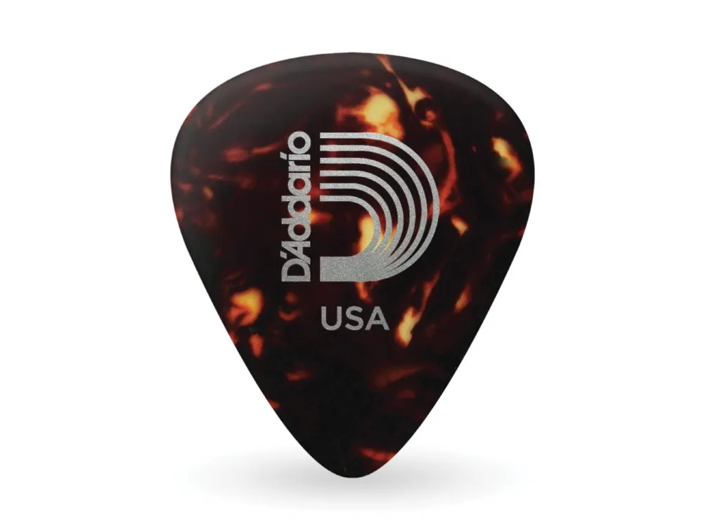 D'Addario Shell-Color Celluloid Guitar Picks, 25 pack, Medium Novinka