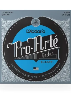 Pouze Dnes D'Addario EJ46FF Pro-Arté Carbon Classical Guitar Strings, Dynacore Basses, Hard Tension