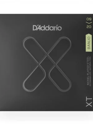 D'Addario XTJ0920 XT Nickel Plated Stee Banjo Stringsl, Light, 09-20 Zlevněný