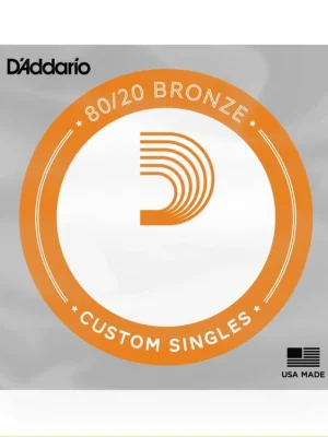 D'Addario BW036 Bronze Wound Acoustic Guitar Single String, .036 Objednat Nyní