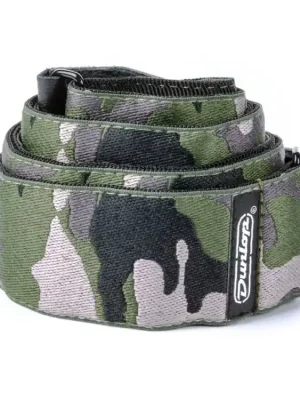 Kytarový popruh DUNLOP - D6716 TRACOLLA JACQUARD RANGER GREEN Nízká Cena