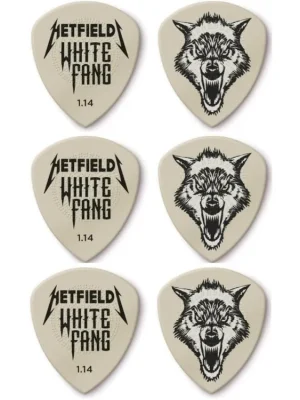 Dunlop James Hetfield White Fang Custom Flow Pick 1.14 6 Pack Víkendová Akce