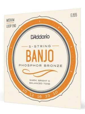 Vysoce Kvalitní Struny na banjo D'Addario EJ55 10-23