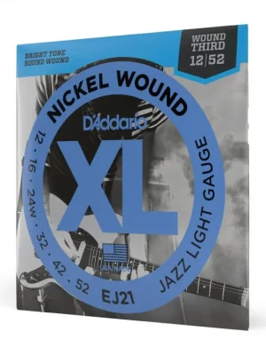 Nová Kolekce Struny na elektrikou kytaru D'ADDARIO EJ21