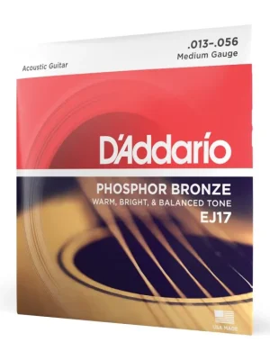 Ověřený Struny na akustickou kytaru D'Addario EJ17