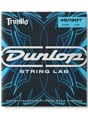 Poslední Šance Dunlop STRING LAB SERIES ROBERT TRUJILLO STAINLESS STEEL TAPERED BASS STRINGS 45-130