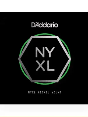 Autentický D'Addario NYXLB135, NYXL Nickel Wound Bass Guitar Single String, Long Scale, .135