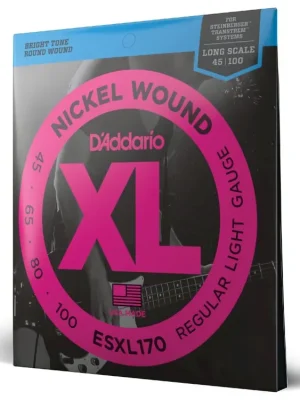 Horká Nabídka Struny pro baskytaru D'ADDARIO ESXL170 double ball