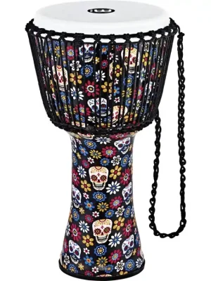 TAMA - AFRICAN DJEMBE 12" LARGE MEINL, DAY OF THE DEAD FINISH, TRAVEL SERIES, FIBERHEAD PADJ7-L-F Odeslání Ihned