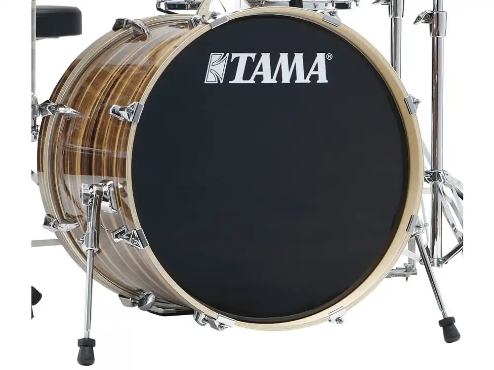 TAMA - TAMA Imperialstar, Bass Drum, 2016, Chrome-HW, Coffee Teak Wrap IEB22DW-CTW Akční Cena