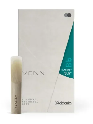 Poslední Šance D'Addario VENN Bb Clarinet Reed, G2, Strength 3.5+