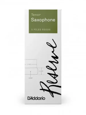 D'Addario Reserve Tenor Saxophone Reeds, Strength 2.0, 5-Pack Levný