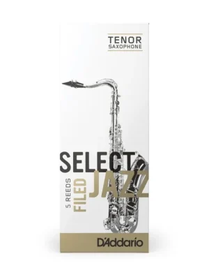 D'Addario Select Jazz Filed Tenor Saxophone Reeds, Strength 2 Soft, 5-pack Časově Omezené