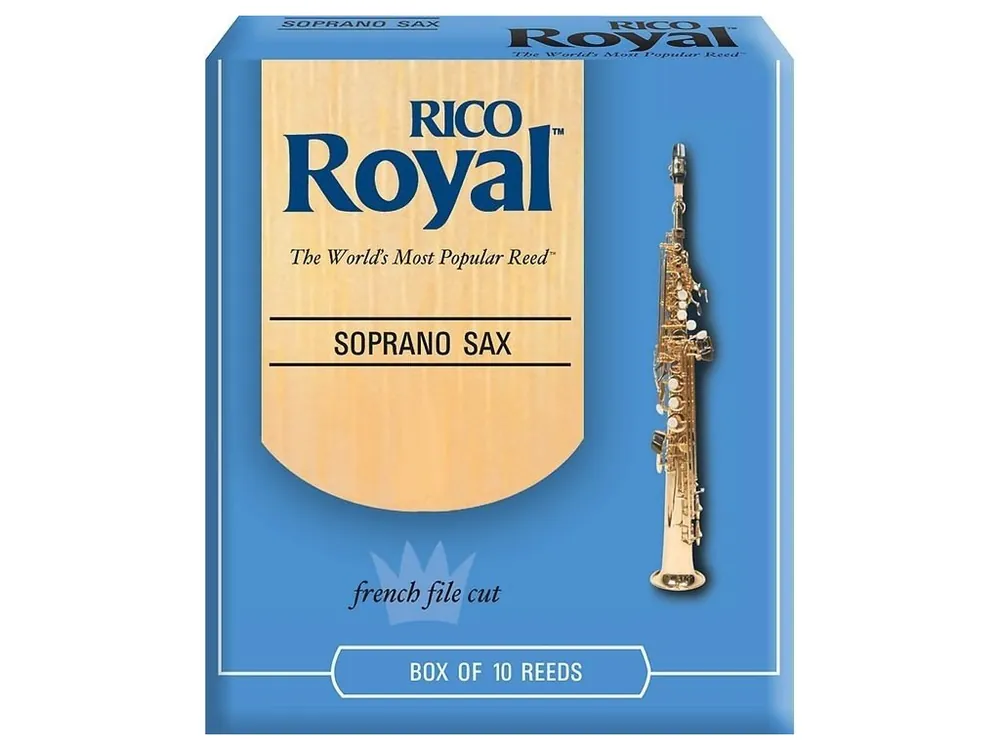 Plátek na sopránový saxofon RICO ROYAL č.4 Vysoce Kvalitní