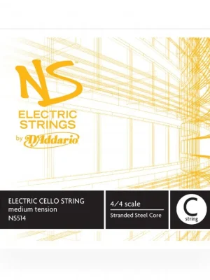 Novinka D'Addario NS Electric Cello Single C String, 4/4 Scale, Medium Tension
