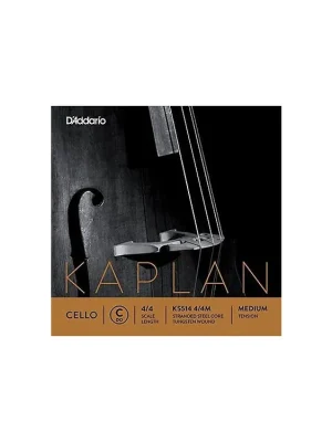 Rychlé Dodání D'Addario Kaplan Cello Single C String, 4/4 Scale, Medium Tension