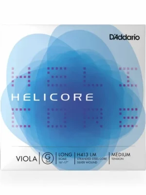 Levný D'Addario Helicore Viola Single G String, Extra Long Scale, Medium Tension