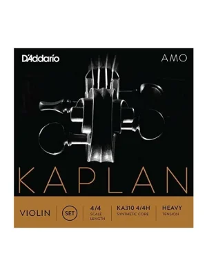 D'Addario Kaplan Amo Violin String Set, 4/4 Scale, Heavy Tension Poslední Šance
