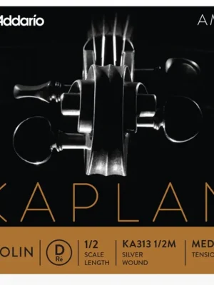 Tovární Cena D'Addario Kaplan Amo Violin D String, 1/2 Scale, Medium Tension