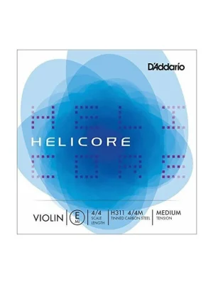 D'Addario Helicore Violin Single E String, 4/4 Scale, Medium Tension Rychlé Dodání