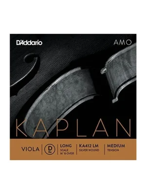 D'Addario Kaplan Amo Viola D String, Long Scale, Medium Tension Autentický
