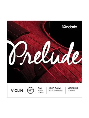 D'Addario Prelude Violin String Set, 3/4 Scale, Medium Tension Nejprodávanější