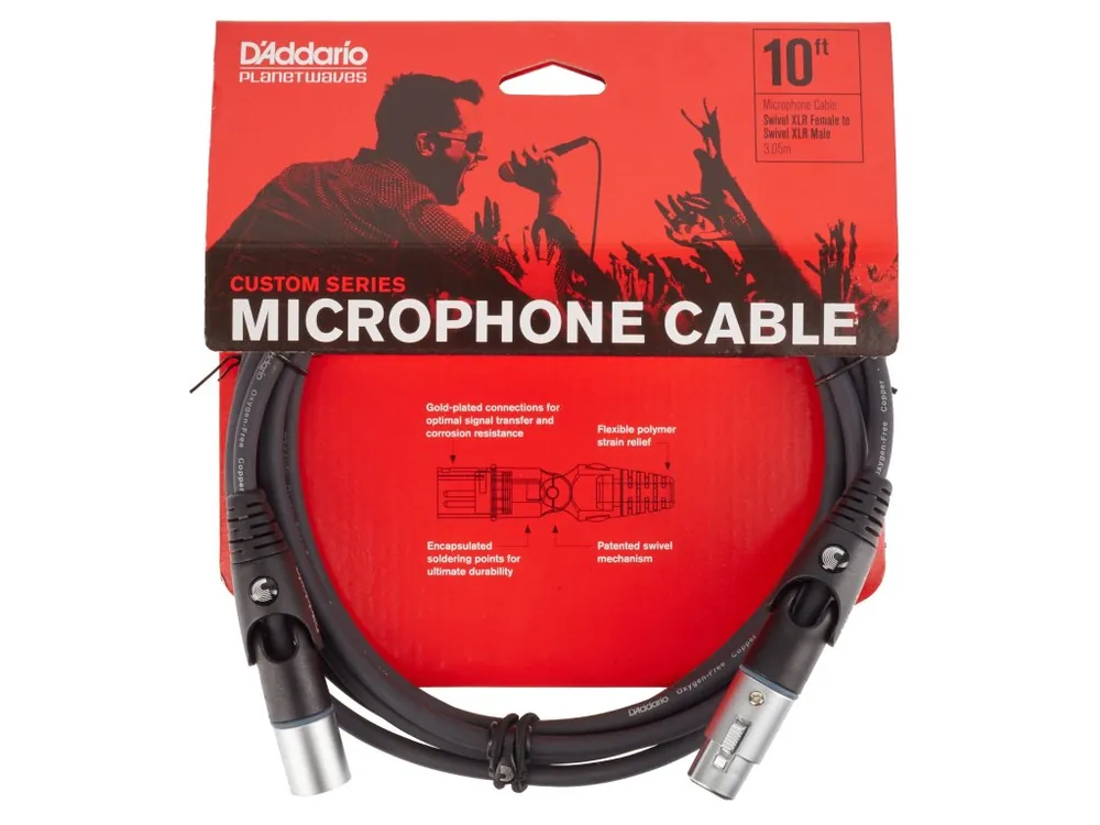 Mikrofonní kabel D'ADDARIO PW-MS-10 Rychlé Dodání