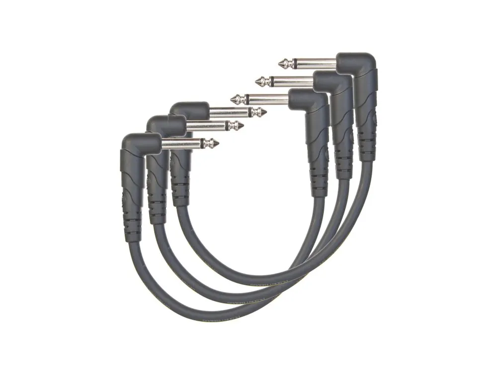 Nejlepší Volba D'Addario Classic Series Patch Cable, 3-pack, 6 inches