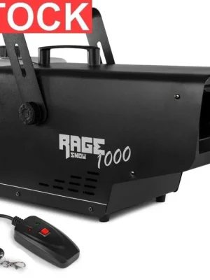 BeamZ Rage 1000SNOW Výrobník sněhu s bezdrátovým ovladačem B-Stock Originální