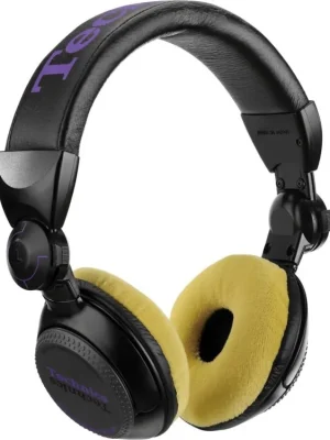 Super Cena Earpad Set VELOUR for Technics RP-DJ1200/1210 Yellow