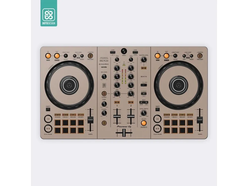 Skin DDJ-FLX4 FULL COLORS Stone Beige Ihned K Objednání