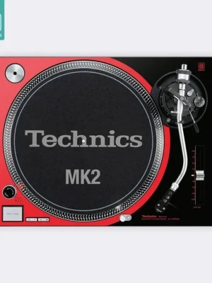 Autentický Skin SL-1200 / 1210 MK2 COLORS DVS Red