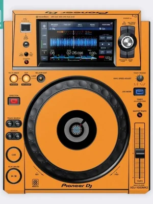 Skin XDJ-1000 MK2 FULL COLORS Sunset Orange Časově Omezené