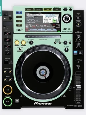 Skin CDJ-2000 COLORS DVS Aquamarine Akční Nabídka