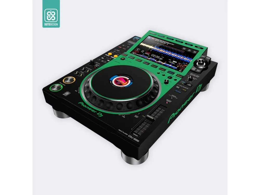 Přímo Od Výrobce Skin CDJ-3000 COLORS Green