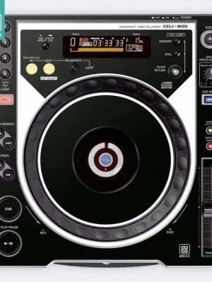 Skin CDJ-800 COLORS DVS White Levný