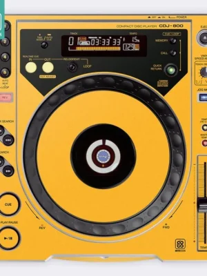 Omezená Nabídka Skin CDJ-800 FULL COLORS Dark Yellow