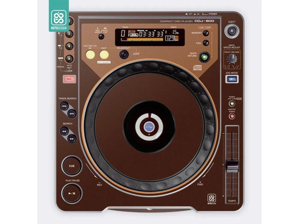 Skin CDJ-800 Mash-Up Espresso Super Cena