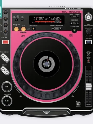 Nejprodávanější Skin CDJ-800 MK2 COLORS DVS Pink
