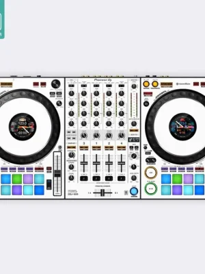 Omezená Nabídka Skin DDJ-1000 RB FULL COLORS White