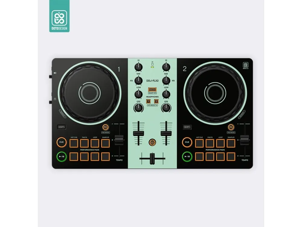 Skin DDJ-FLX2 COLORS DVS Aquamarine Kup Teď