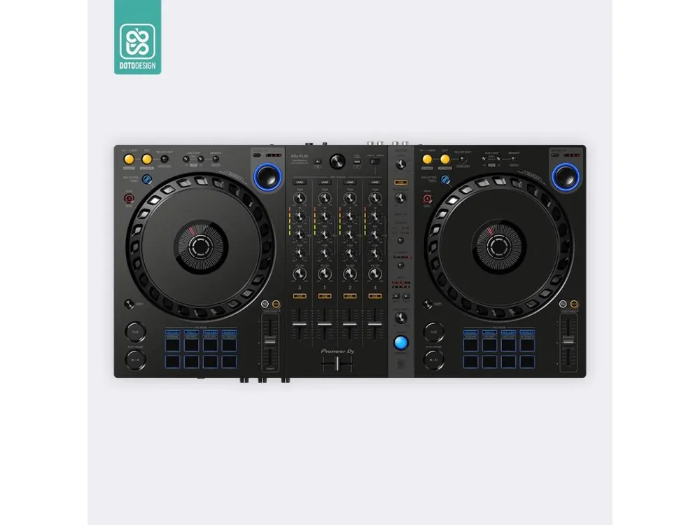 Skin DDJ-FLX6 DAY & NIGHT Black Rychlé Dodání