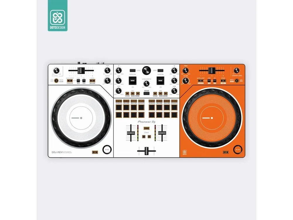 Skin DDJ-REV1 OW Orange-White Expresní Doručení
