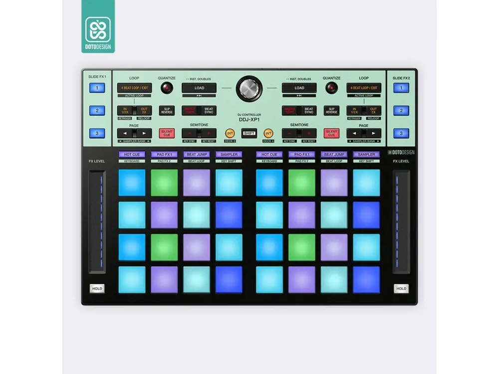 Skin DDJ-XP1 COLORS DVS Aquamarine Cenově Výhodný