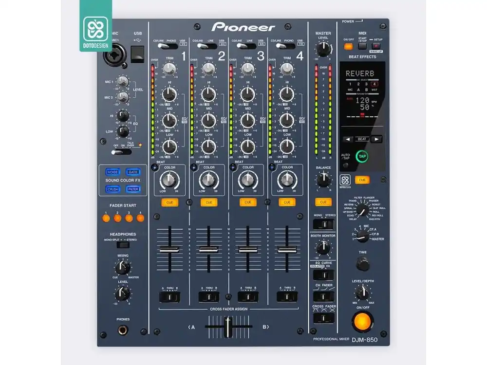 Výprodej Skin DJM-850 FULL COLORS Midnight Blue