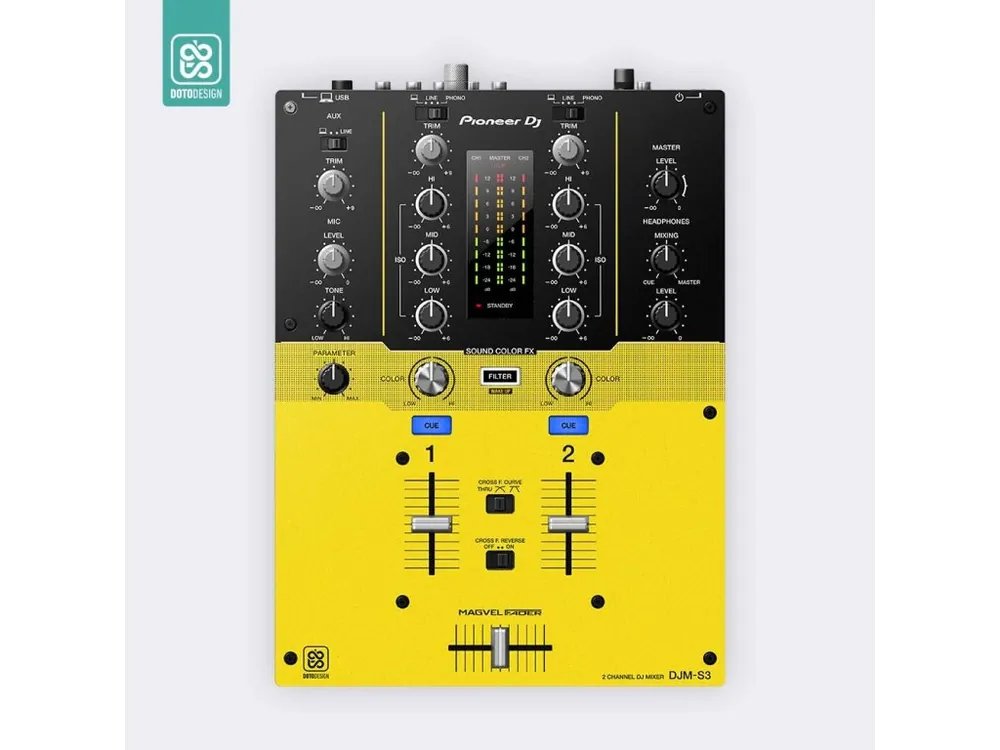Skin DJM-S3 COLORS DVS Yellow Rychlé Dodání