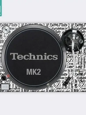 Skin SL-1200 / 1210 MK2 SCRATCH STYLE White Nejlepší Volba