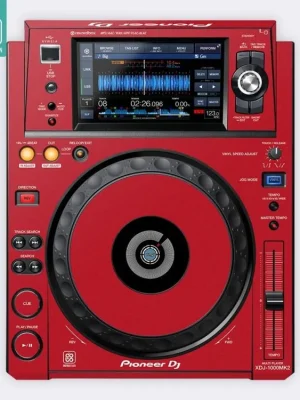 Skin XDJ-1000 MK2 FULL COLORS Aurora Red Nejlepší Volba